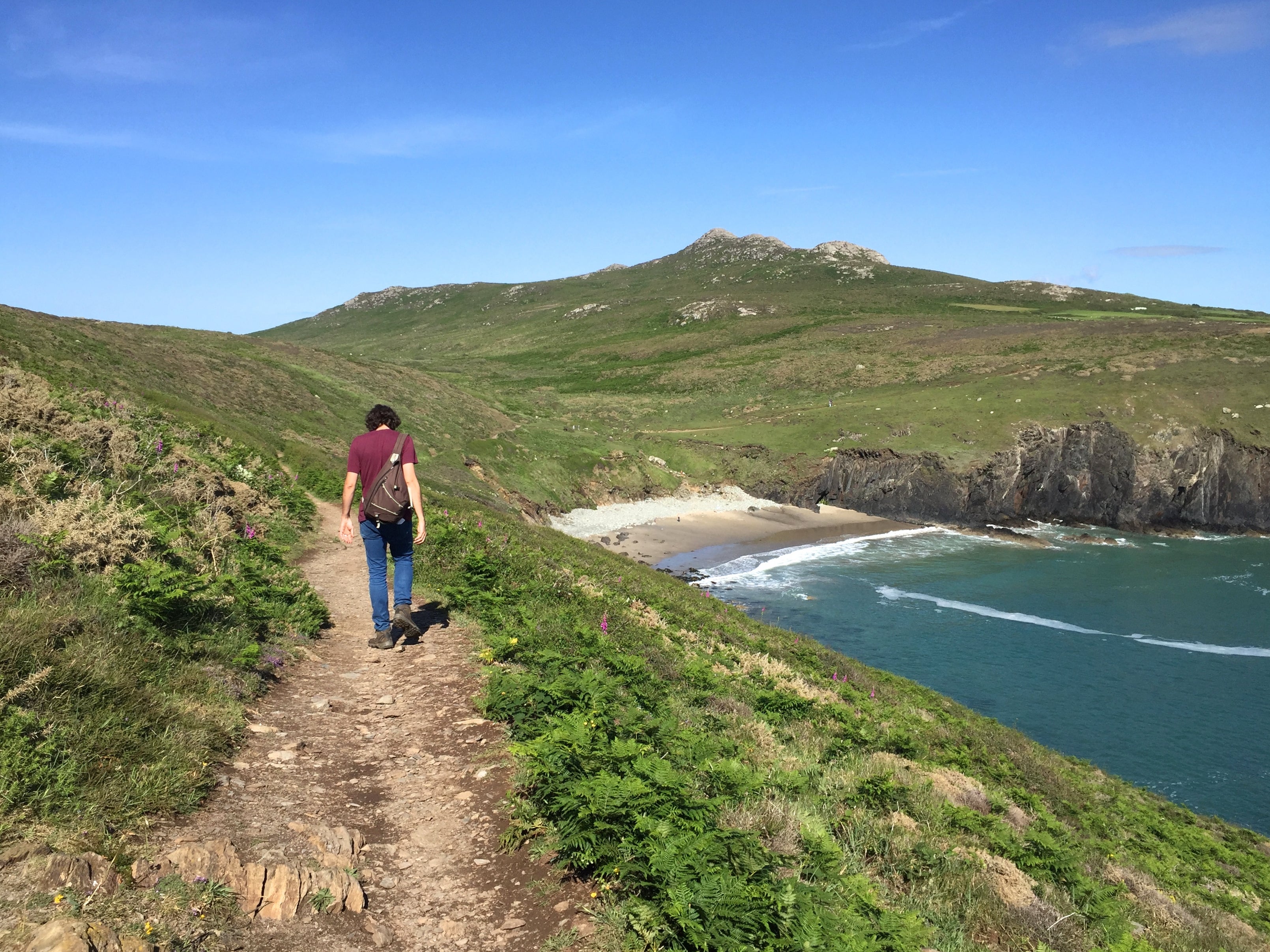 A beautiful bay along the striking 186-mile Pembrokeshire Coast Path