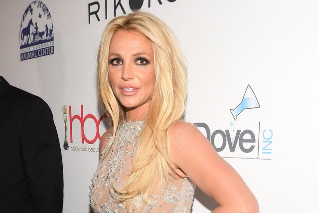 <p>Britney Spears attends an event in Hollywood in February 2018</p>