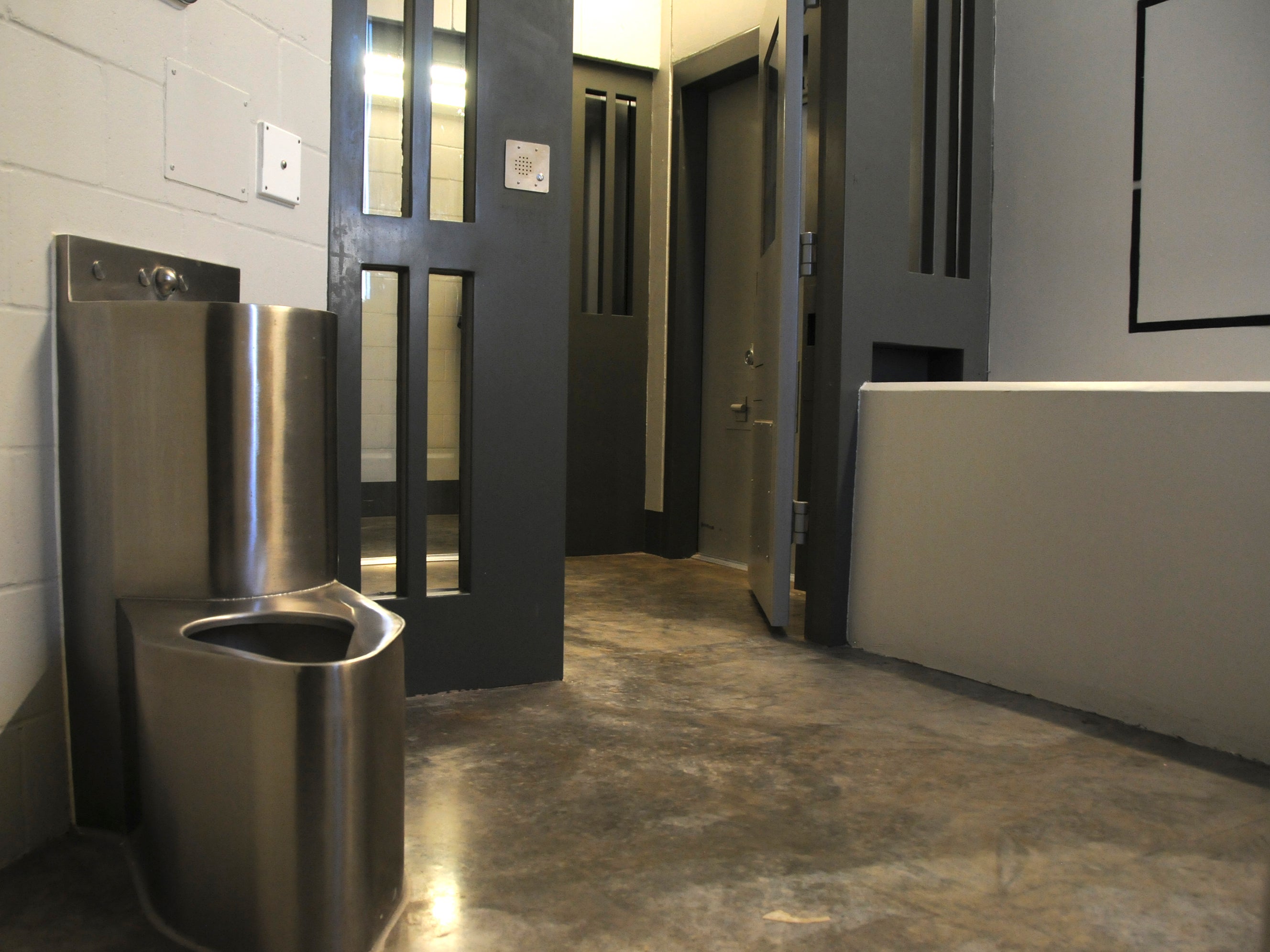 An undated photo provided by the Minnesota Department of Corrections shows a cell in the Administrative Control Unit at the Oak Park Heights facility in Minnesota