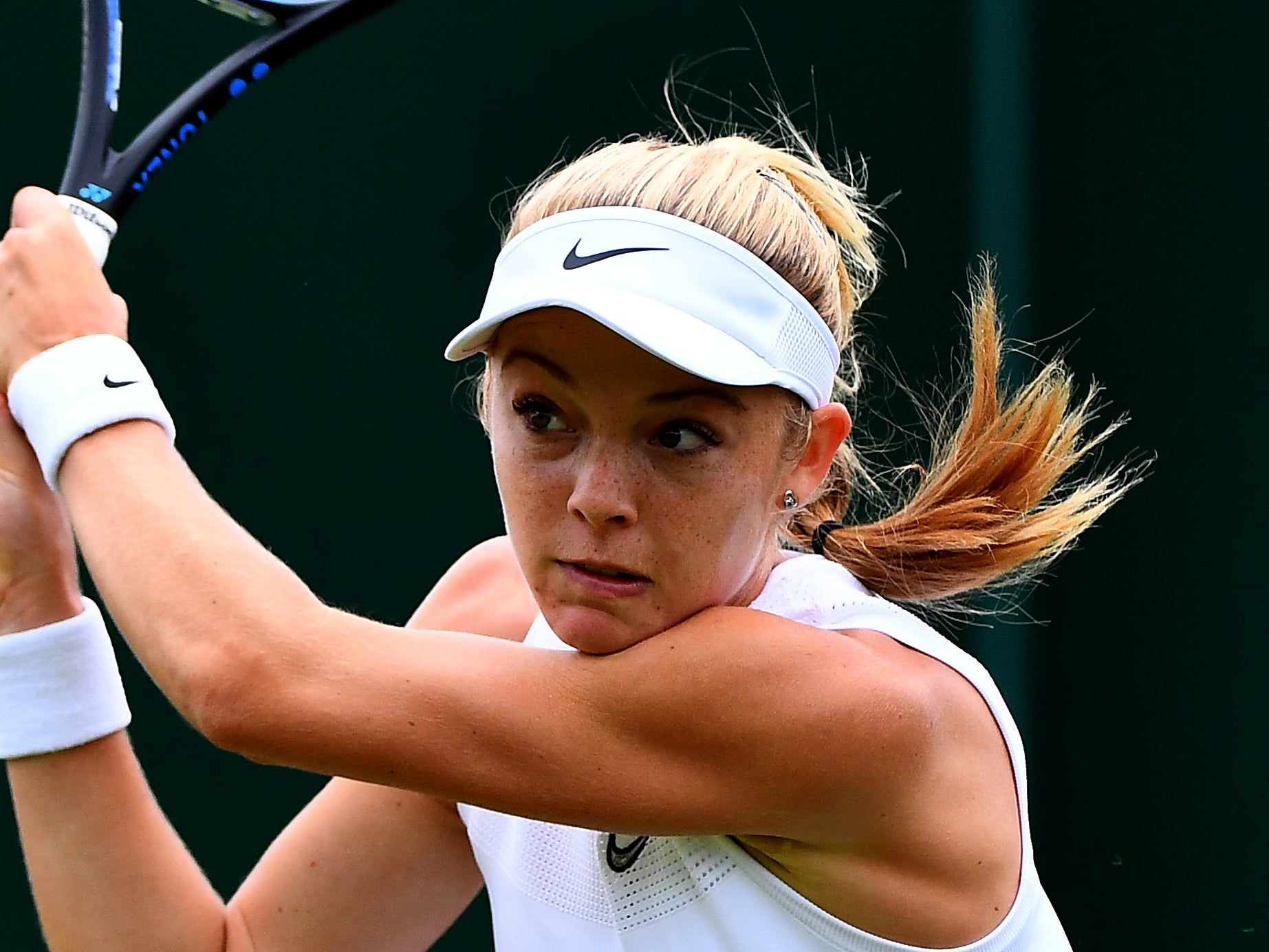 <p>Katie Swan defeated Arina Rodionova to qualify for Wimbledon</p>