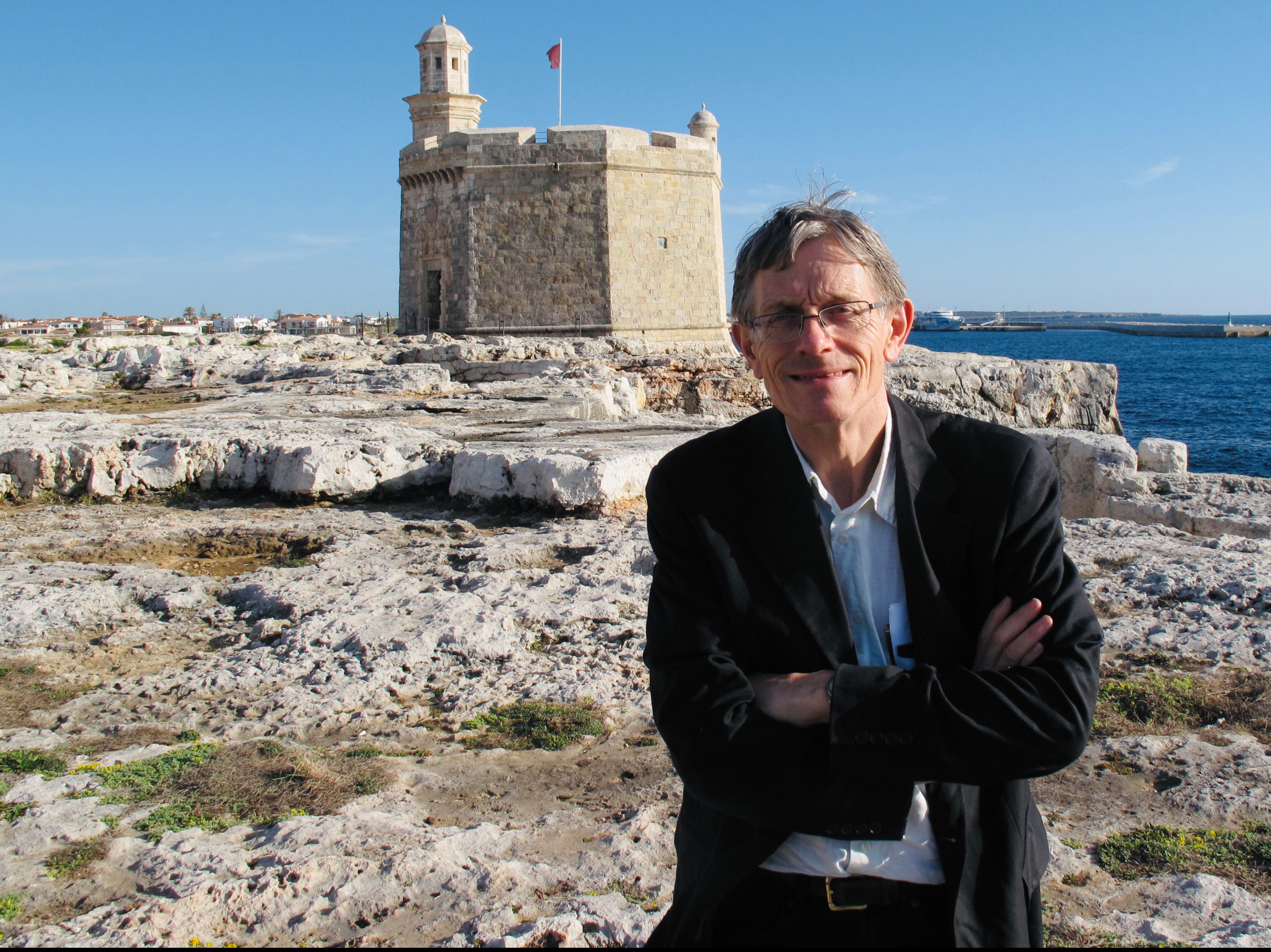 Back soon: Simon Calder on the south coast of Menorca, now on the green list