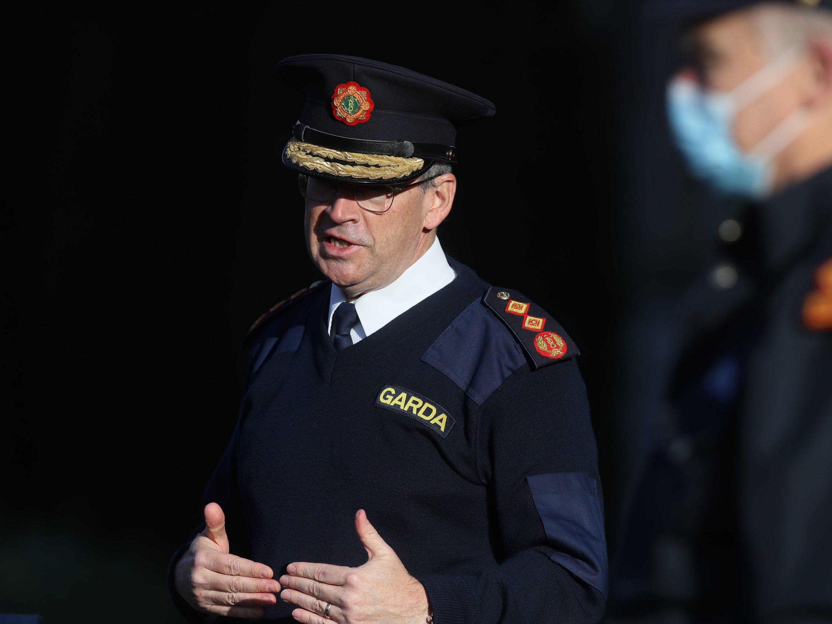 Ireland’s police commissioner, Drew Harris, has apologised to victims of domestic abuse