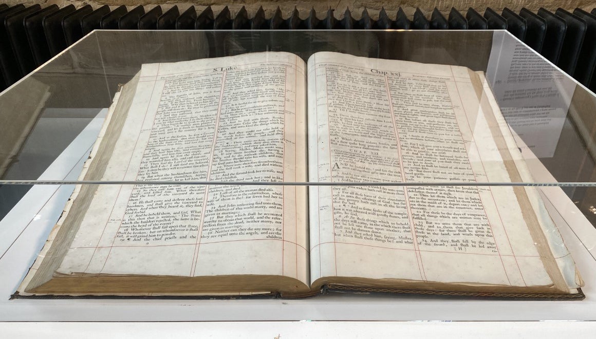 The Vinegar Bible, 1717