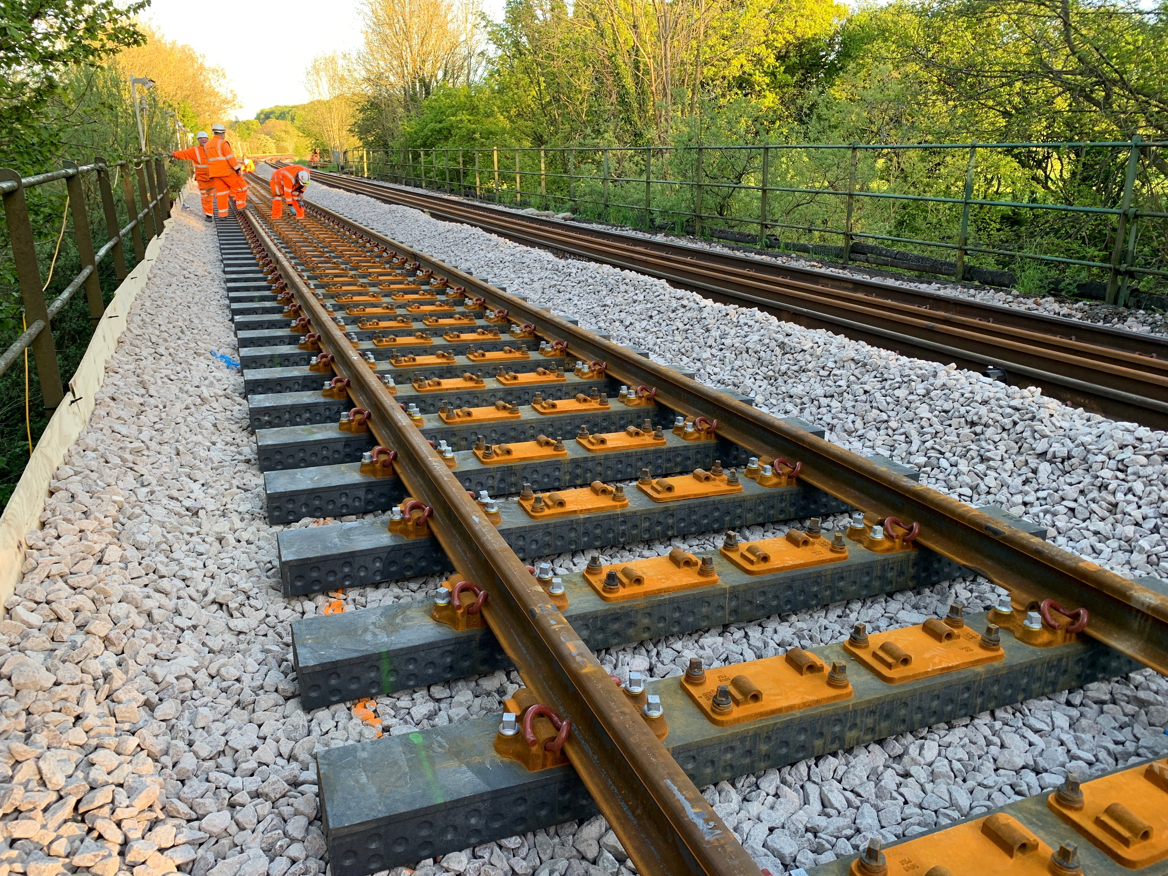 Composite railway sleepers