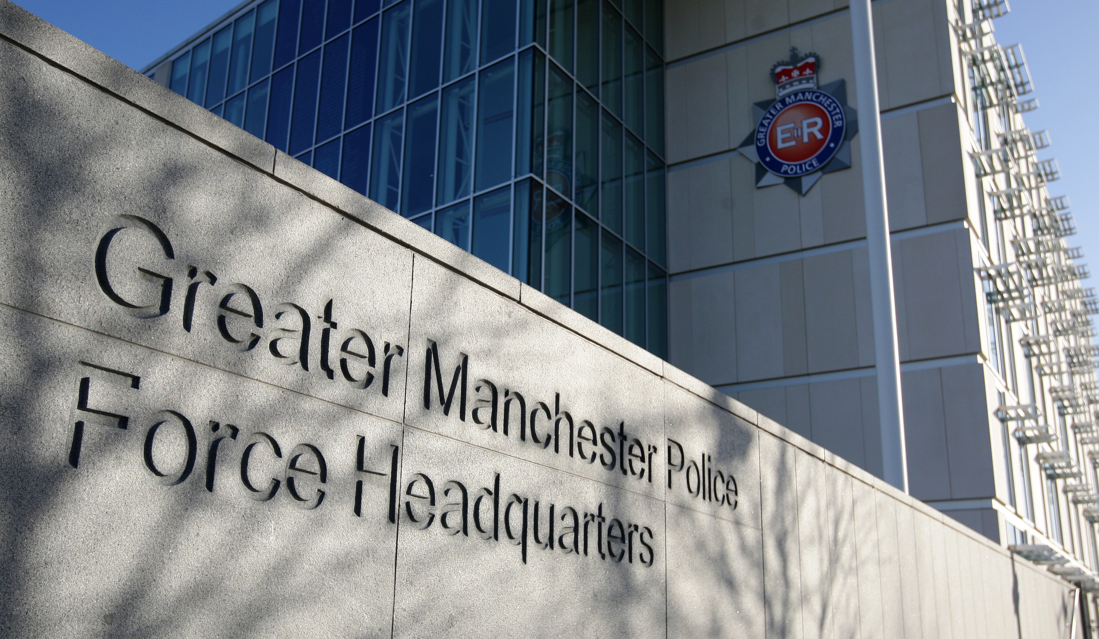 <p>A picture shows the Greater Manchester Police Headquarters in Manchester. </p>
