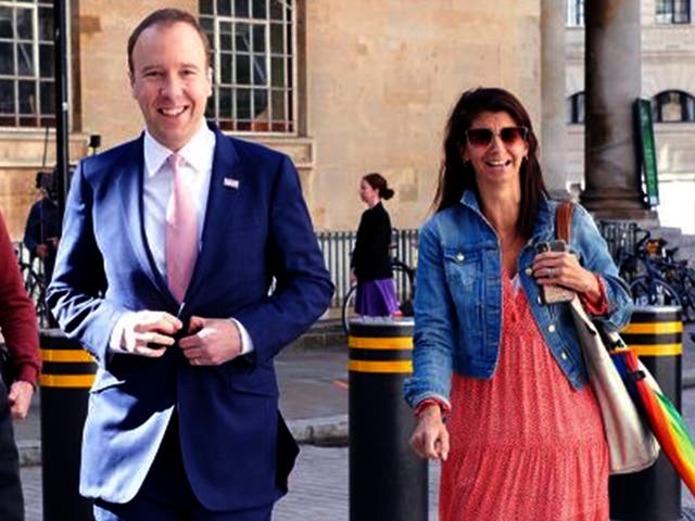 <p>Former health secretary Matt Hancock was exposed for having an affair with his aide, Gina Colangelo </p>