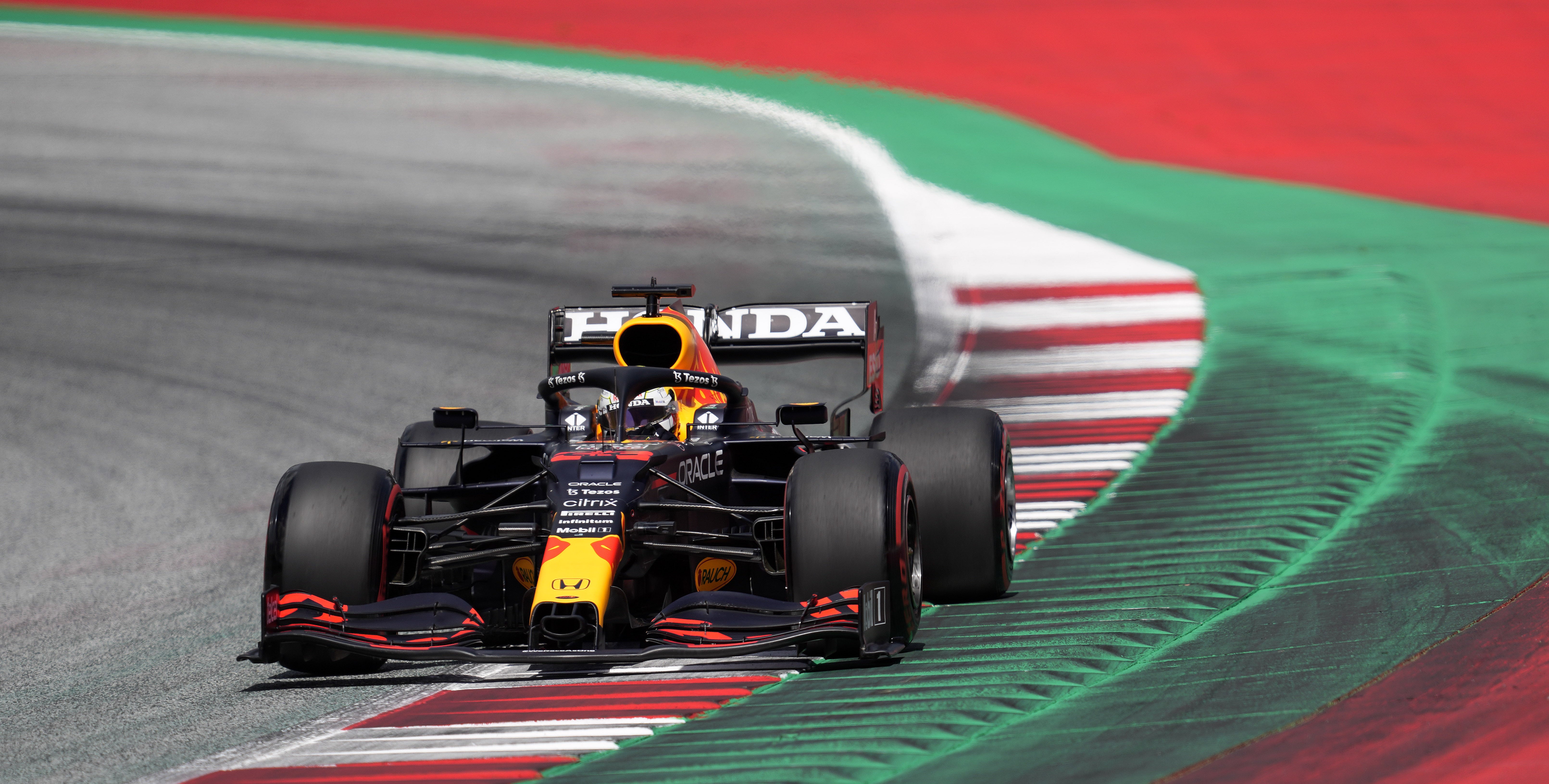 Red Bull driver Max Verstappen takes pole position for Sunday's Styrian Grand Prix