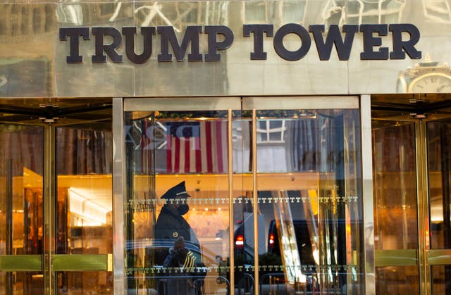 <p>Trump Tower en la ciudad de Nueva York</p>