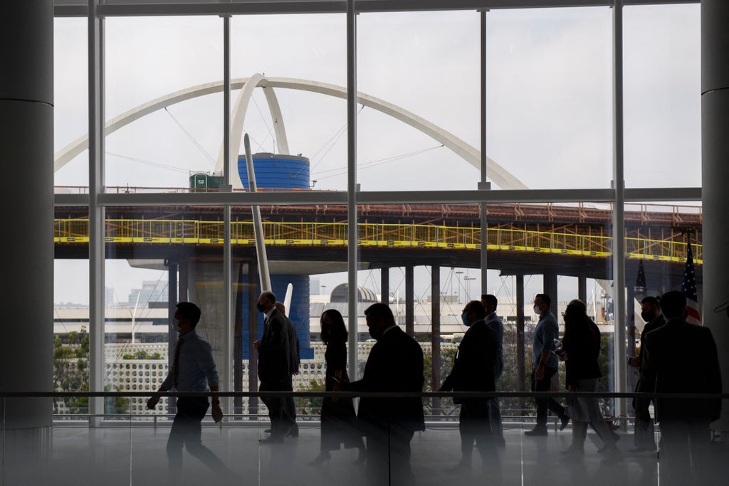 Man jumps from moving plane at LA airport after trying to break into cockpit