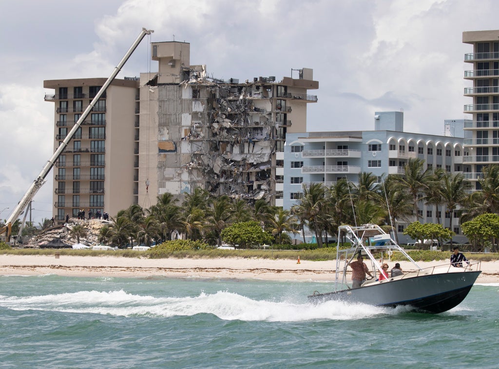 Miami building collapse: Man says he has received 16 silent calls from missing grandparentsâ€™ landline