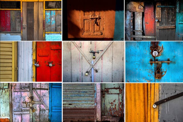 India Locked Shops Photo Gallery
