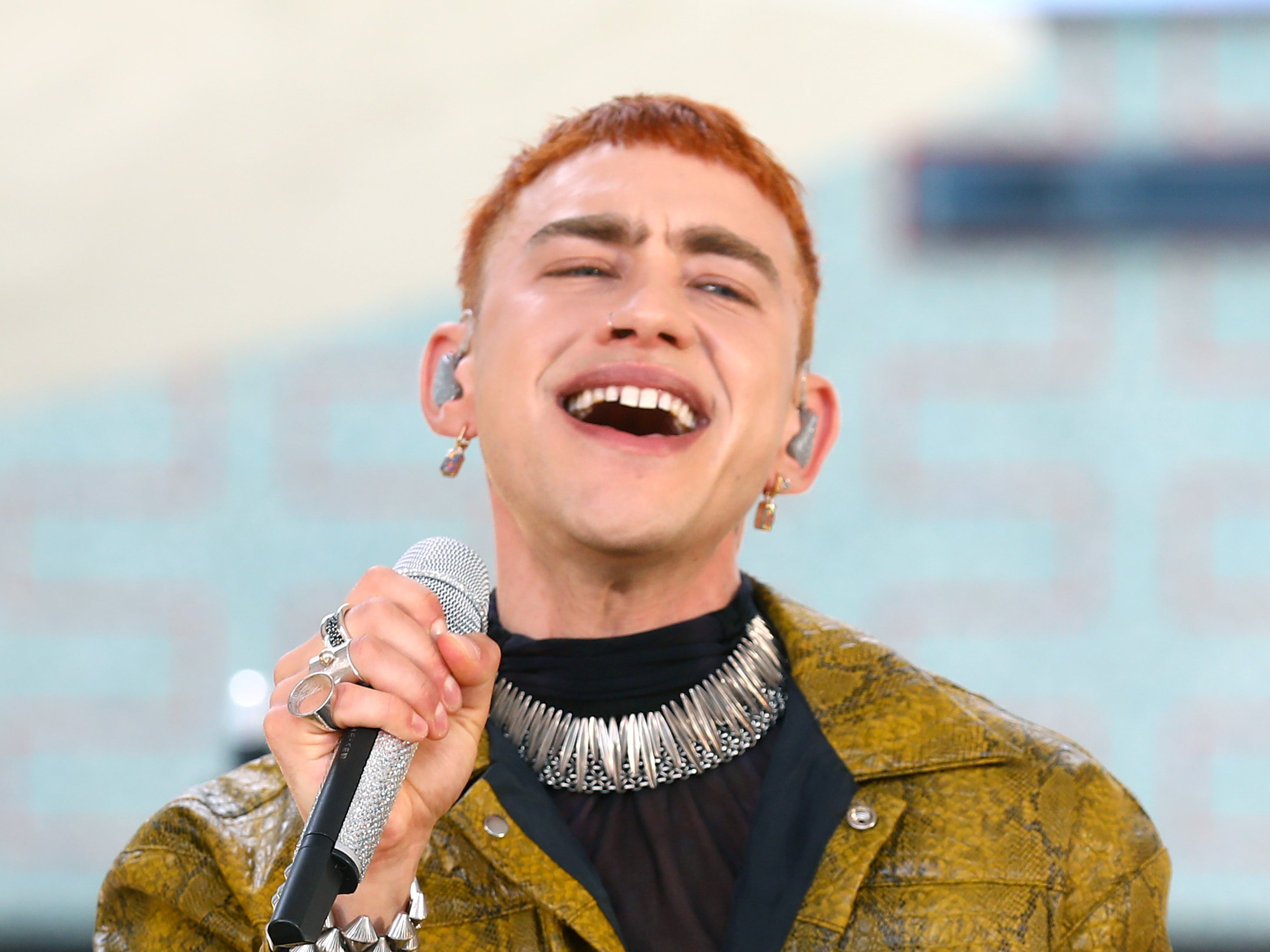 Years & Years frontman Olly Alexander performing in June 2021