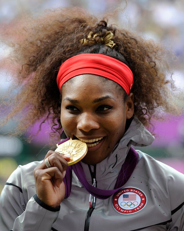 <p>Serena Williams won an Olympic gold medal in singles in London nine years ago</p>