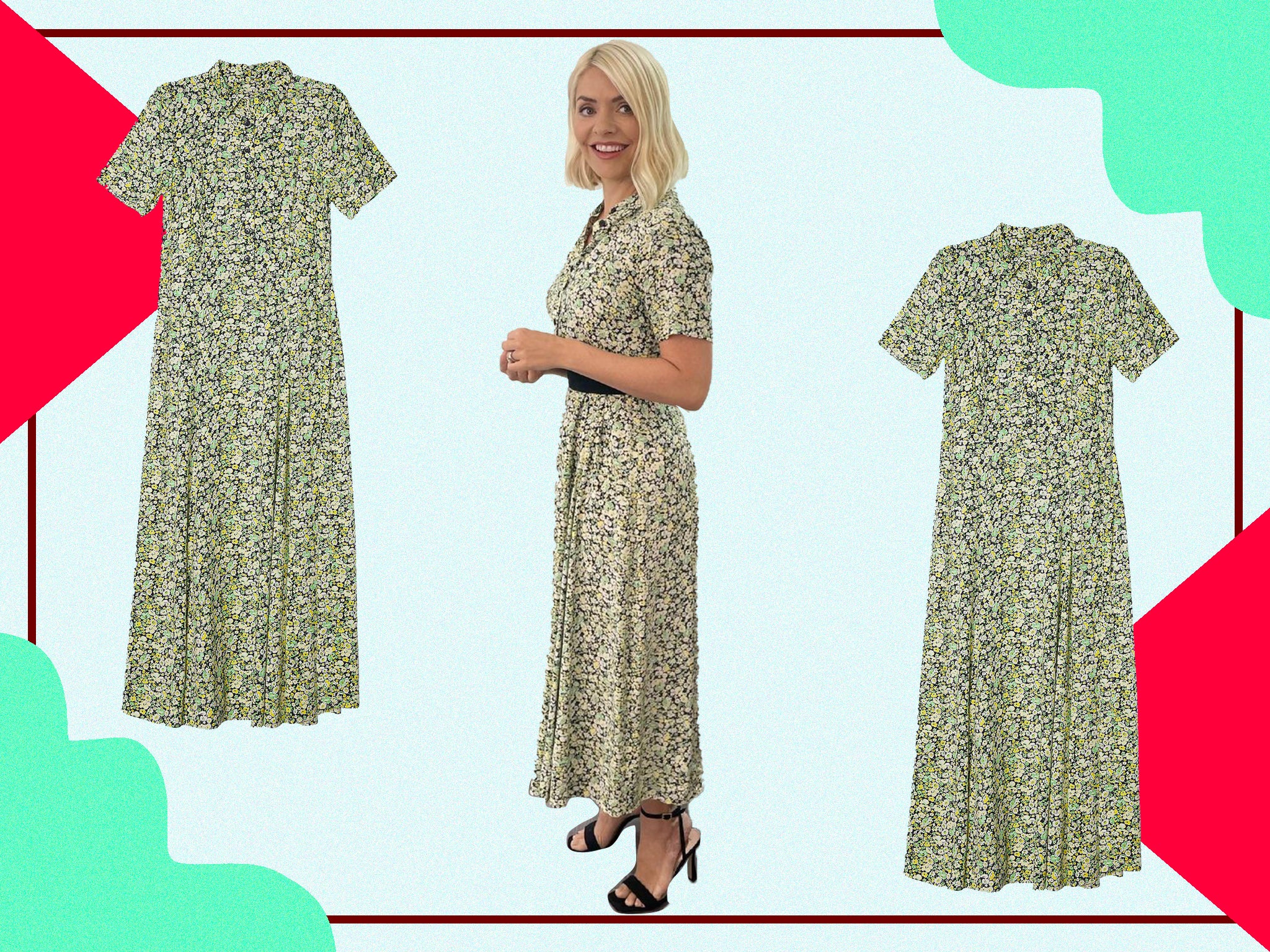 Holly Willoughby's This Morning outfit: Where to buy her green