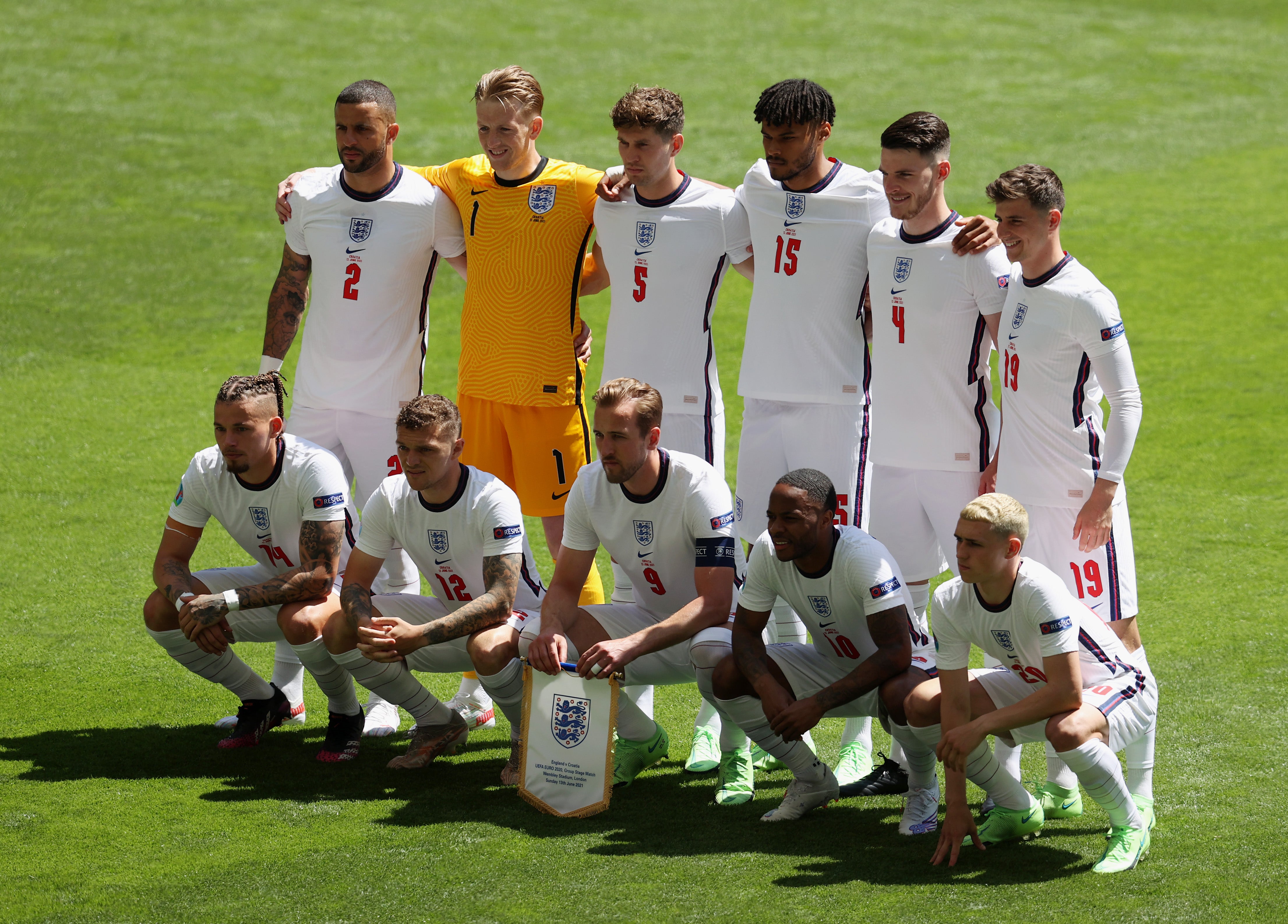 England vs germany line up