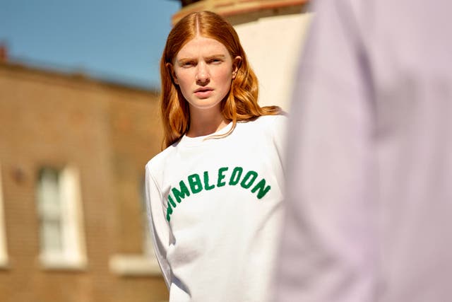 <p>Models posing in the ‘Wimbledon Collection’, a new premium leisure and performance wear line created by AELTC and designed in-house just steps away from Centre Court in SW19, London</p>