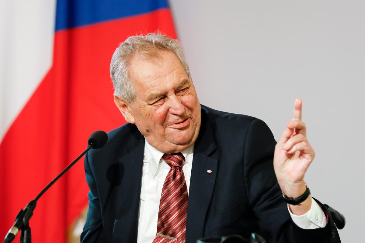 Czech Republic president describes transgender people as 'disgusting' | The  Independent