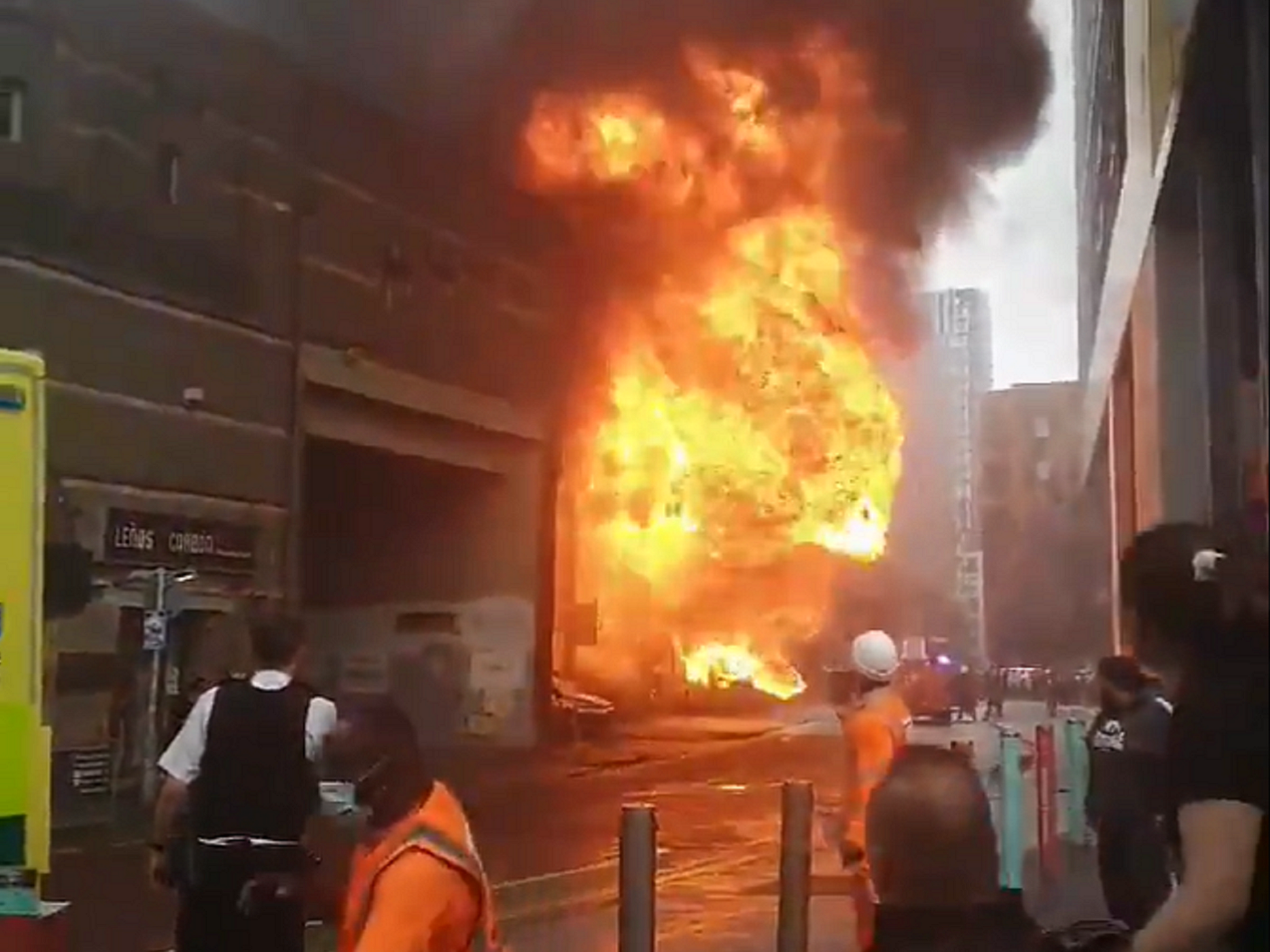 The major fire that broke out in Elephant and Castle at the end of June