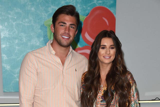 <p>Jack Fincham and Dani Dyer at a ‘Love Island’ photocall</p>