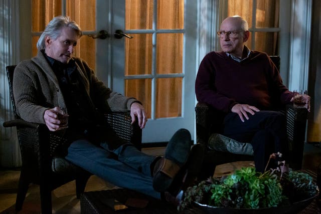 <p>Michael Douglas and Alan Arkin display a deep friendship in ‘The Kominsky Method’ that’s normally reserved for female roles</p>