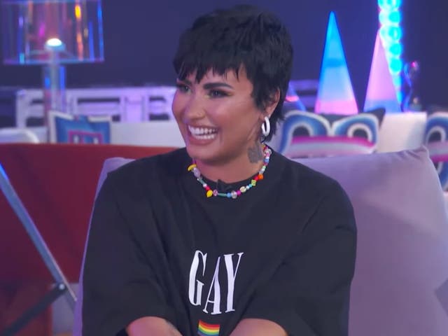 <p>Demi Lovato discusses coming out as non-binary</p>