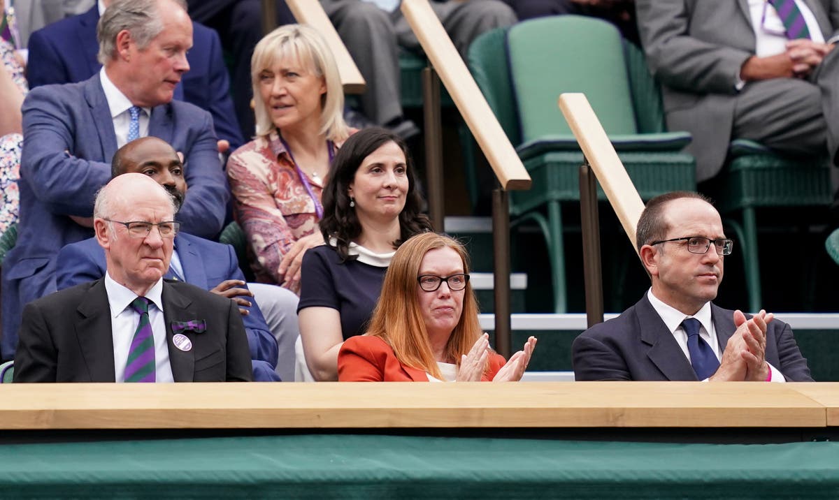 Wimbledon crowd gives standing ovation to Oxford Covid vaccine developer Dame Sarah Gilbert
