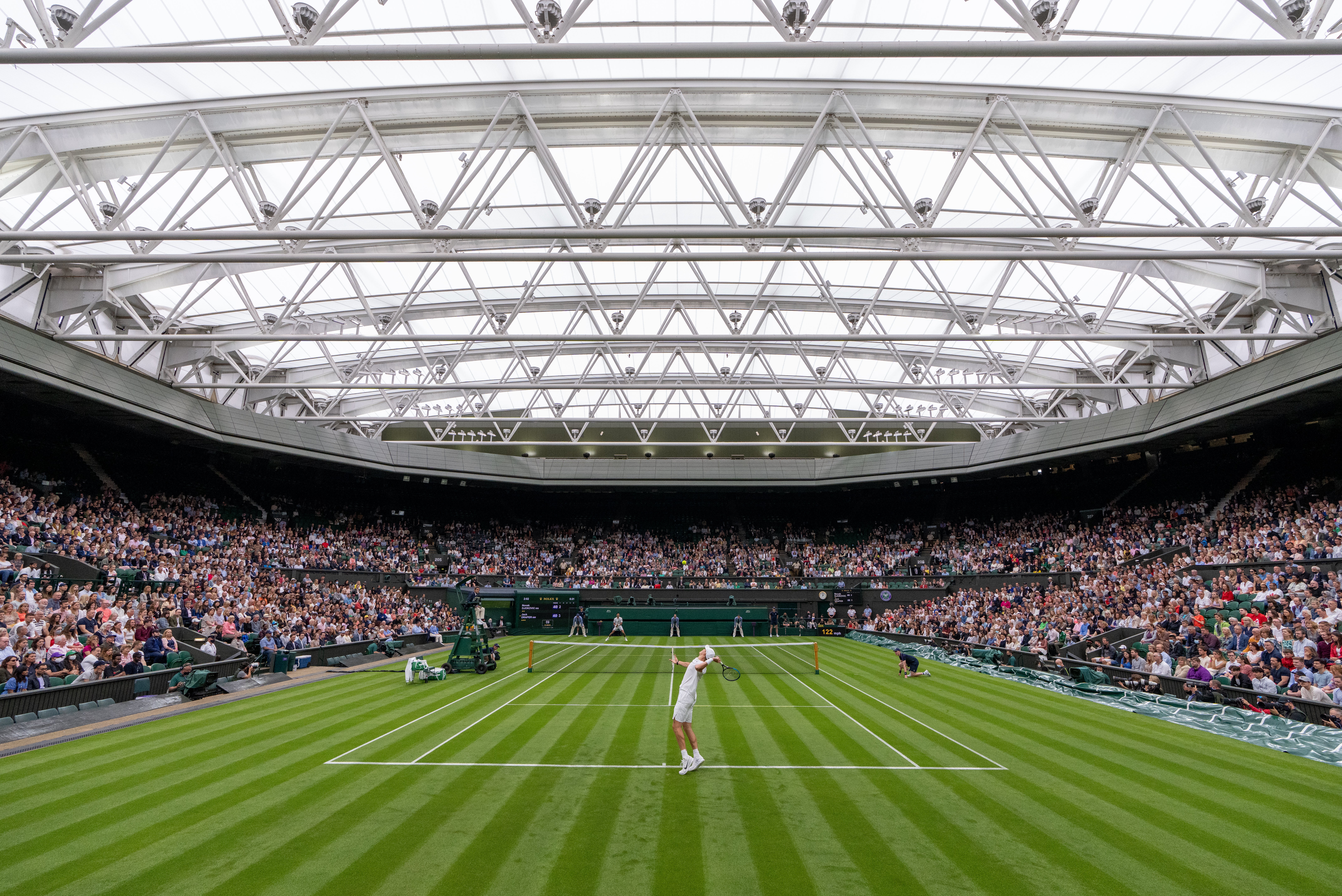 Wimbledon got under way on Monday