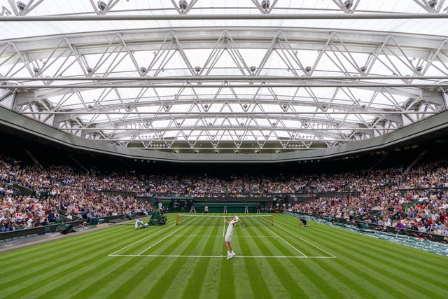 <p>Wimbledon got under way on Monday</p>