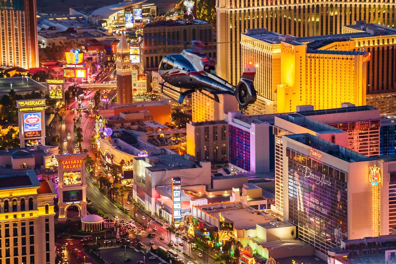 The ultimate way to see Sin City: from a chopper
