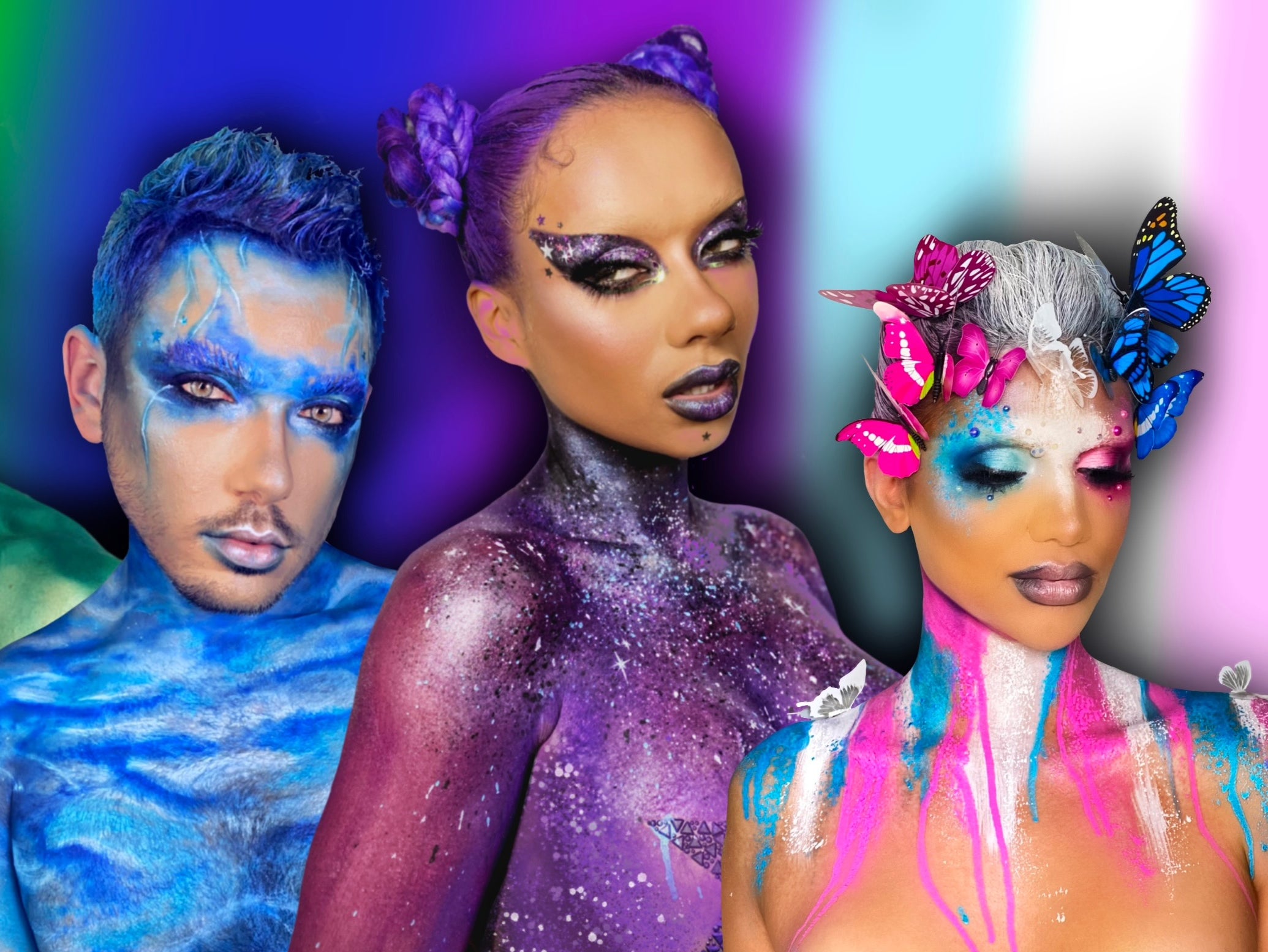 Celebrity make up artist Anna Lingis celebrates Pride through