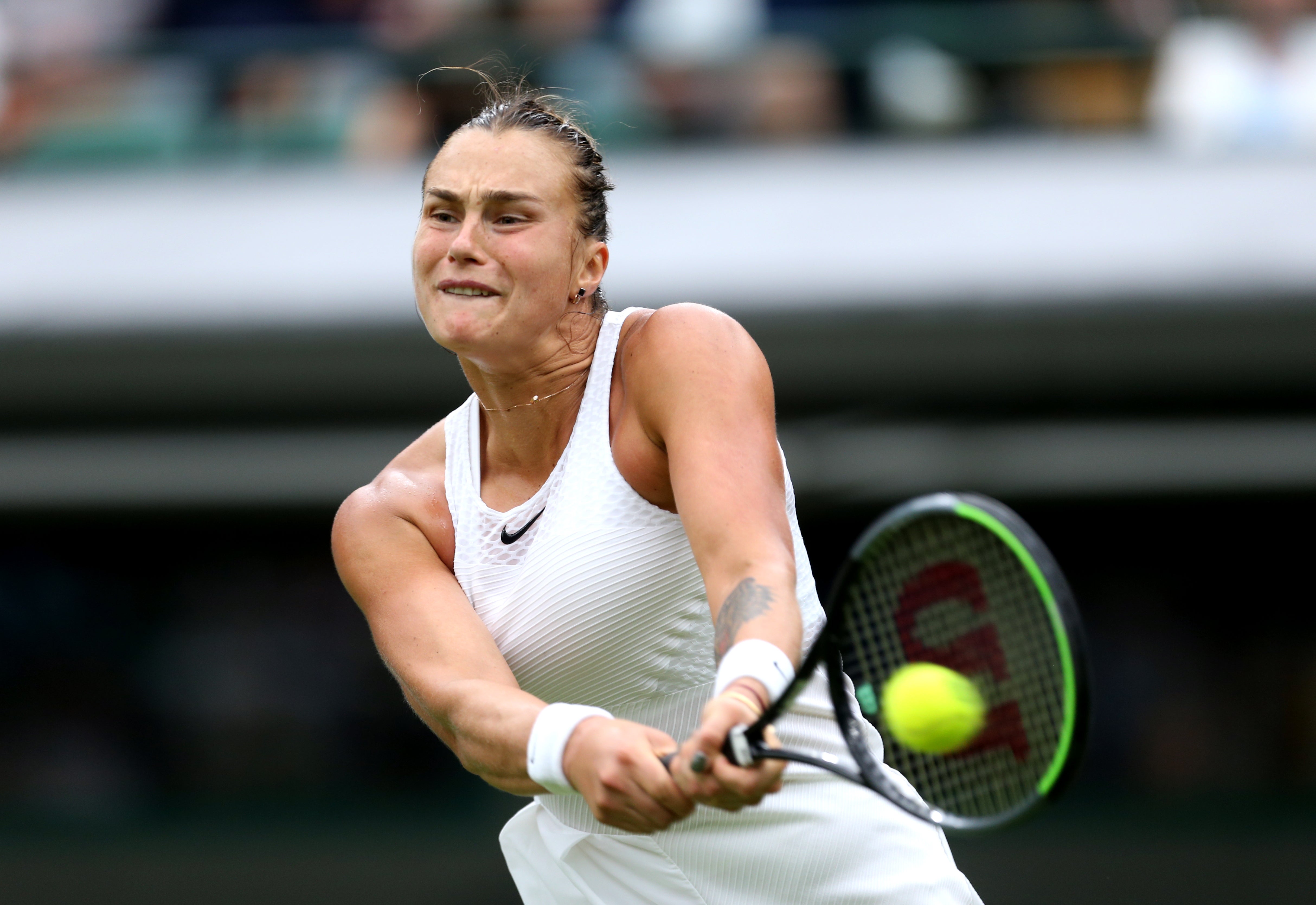 Second seed Aryna Sabalenka battles opening-day nerves to book spot in round two The Independent