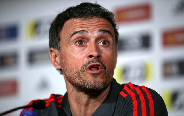 <p>Spain manager Luis Enrique was pleased with his side's showing</p>