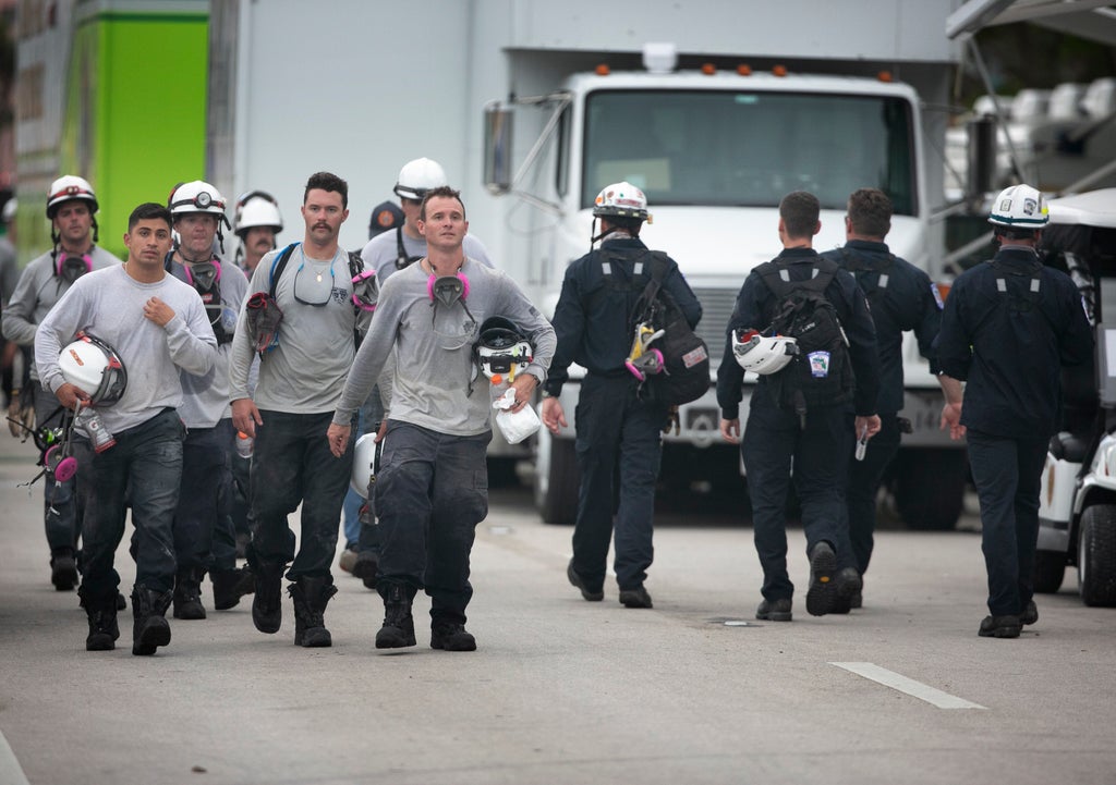 Miami building collapse: For rescuers at the site of Surfside building collapse, the job is personal