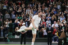 Wimbledon 2021: Andy Murray overcomes collapse to defeat Nikoloz Basilashvili