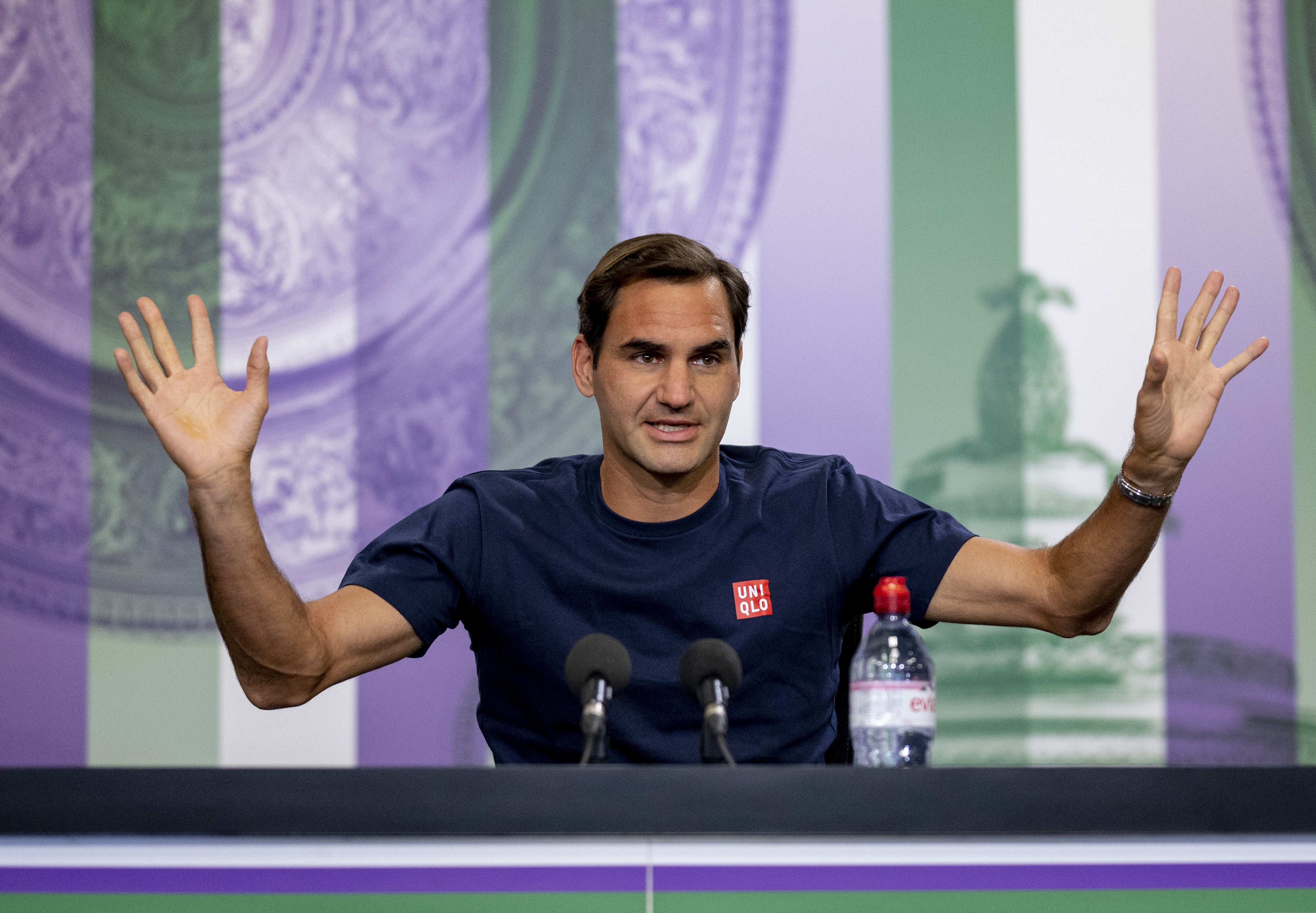 Roger Federer will start his Wimbledon campaign on day two