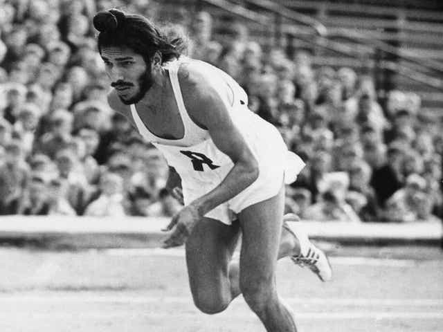 <p>Singh established himself as a formidable competitor in the 200m and 400m sprints</p>