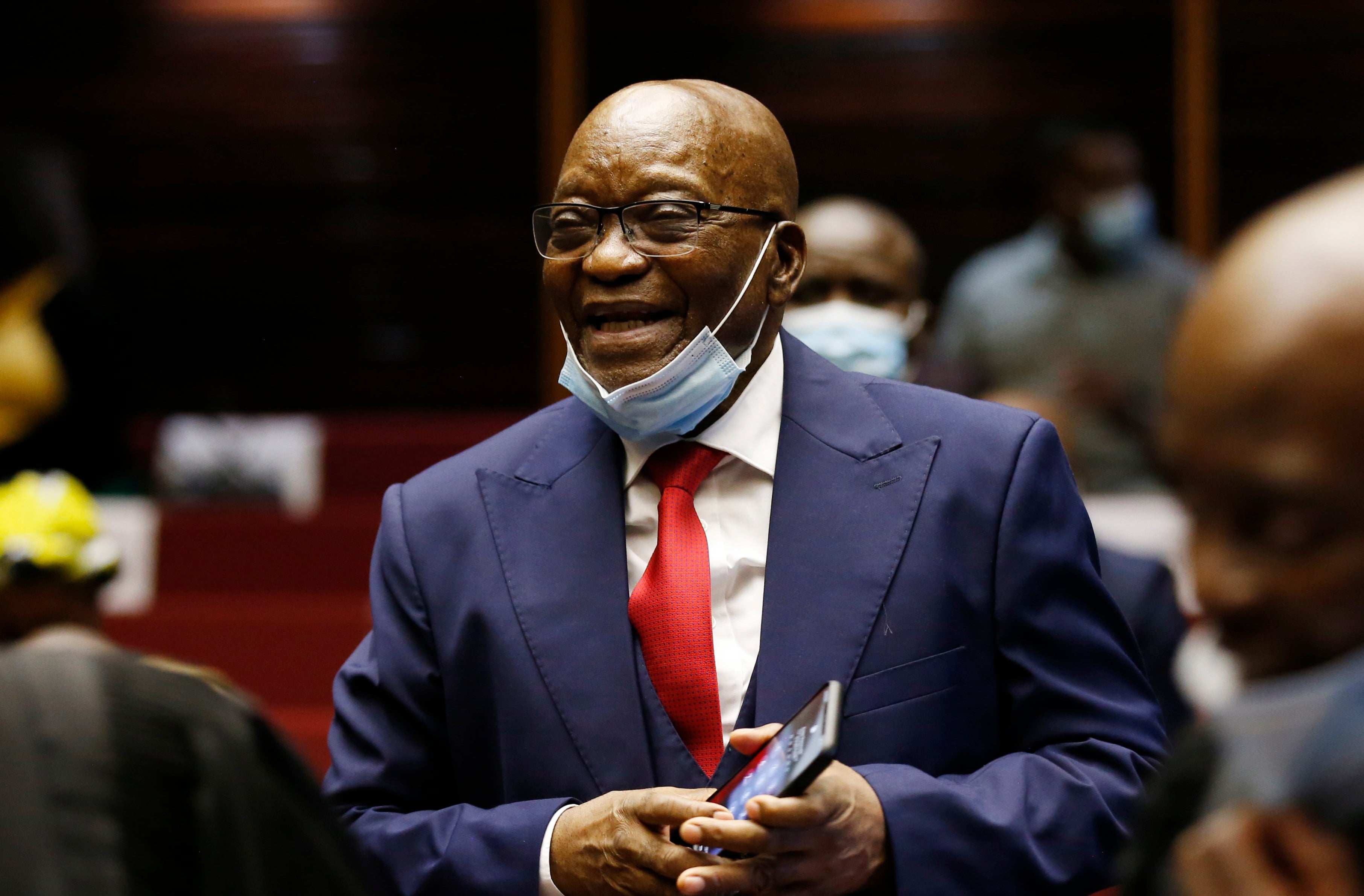 Former South African president Jacob Zuma has been sentenced to 15 months in jail after failing to appear at a corruption inquiry in February 2021