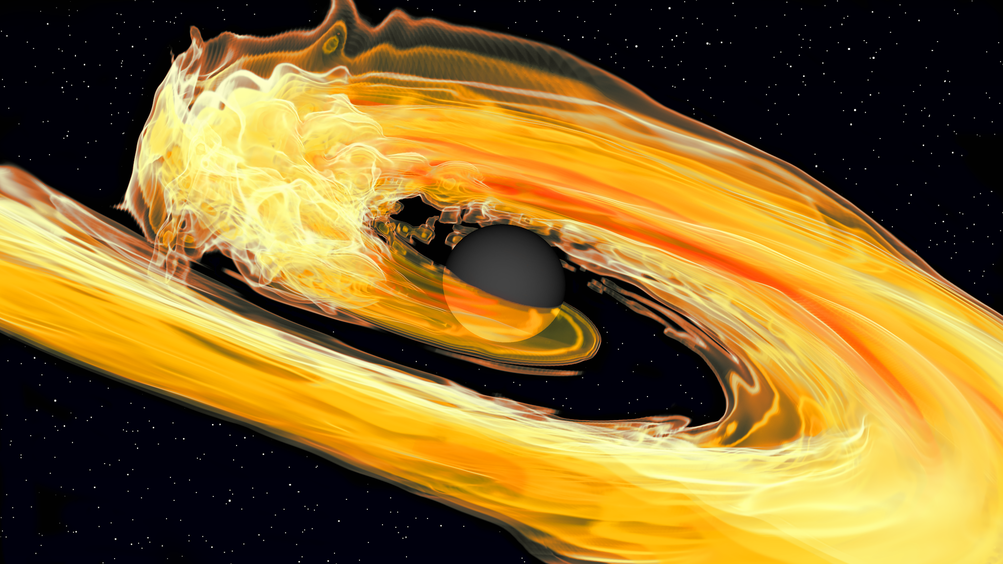 BHNS simulation with tidal disruption