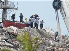 Miami building collapse – latest updates: July 4th beach fireworks cancelled in respect to Surfside victims