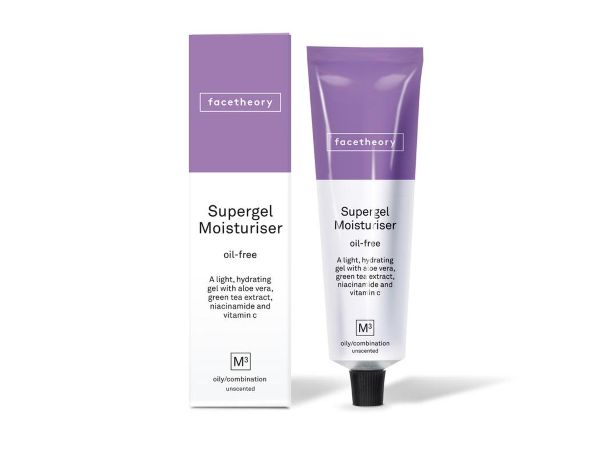 Facetheory supergel oil-free moisturiser M3 for oily and acne-prone skin indybest.jpeg