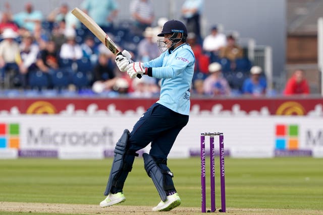 England's Joe Root bats during the first one-day international at Chester-le-Street