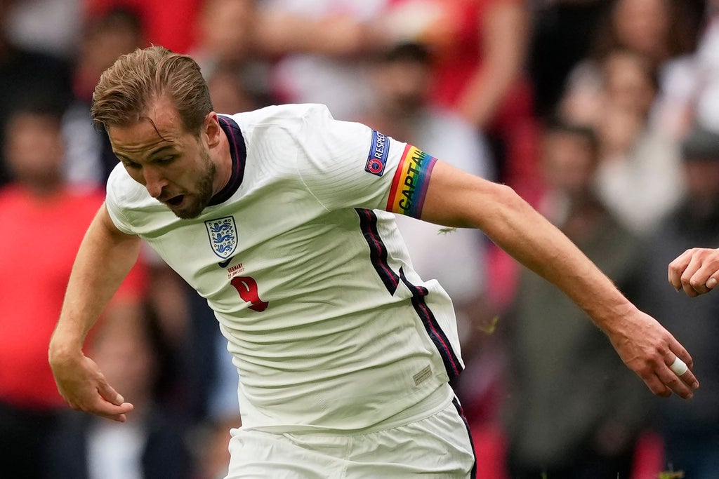 Harry Kane: England captain wears rainbow armband against Germany