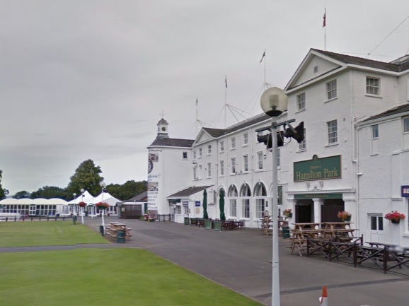 The incident happened at Hamilton Park Racecourse