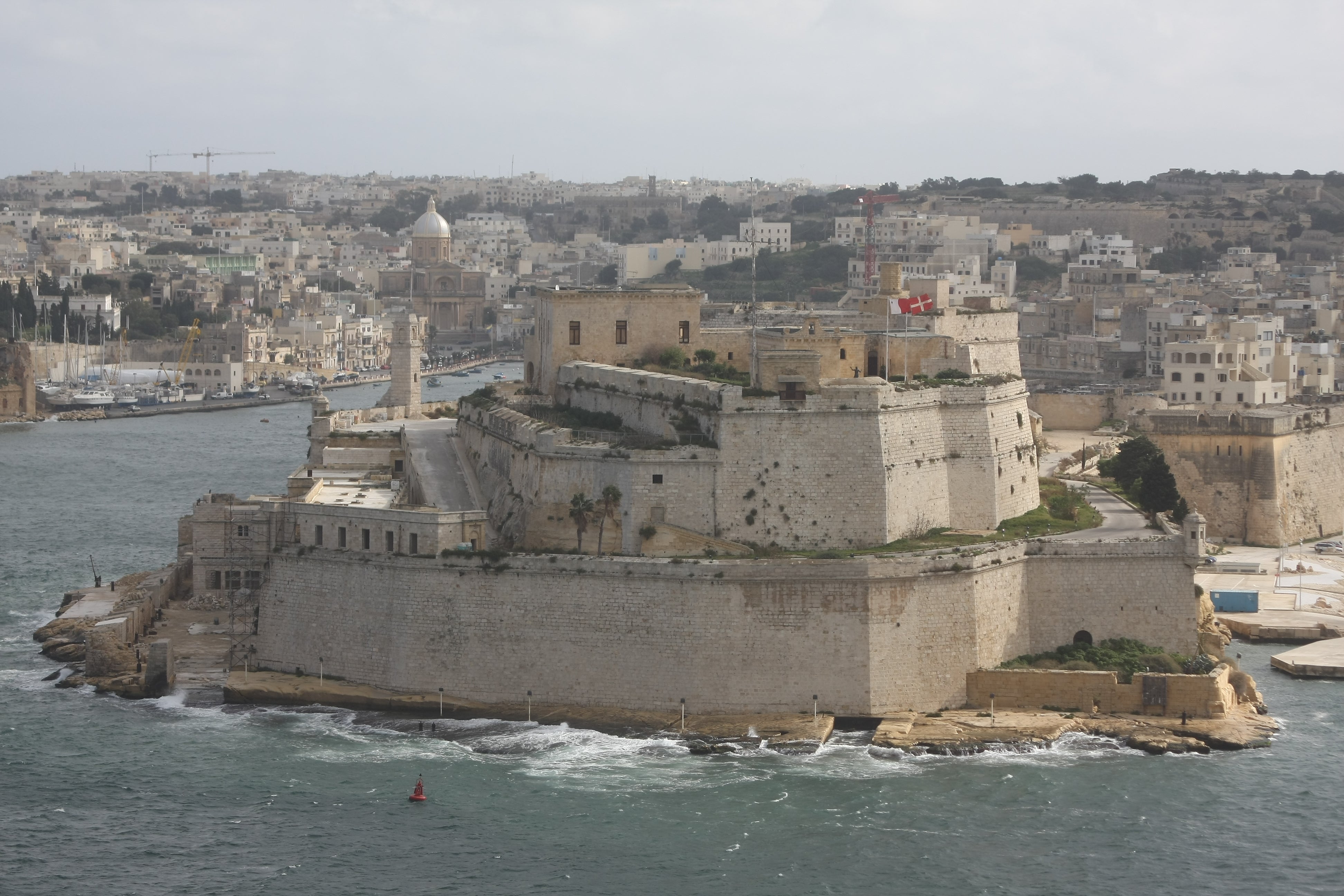 Welcome sight: Valletta Harbour in Malta, in December