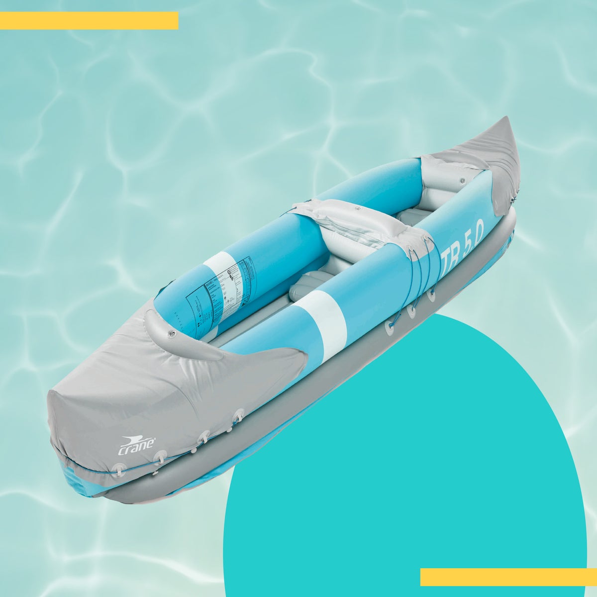 Inflatable Kayak - 2 person with accessories - sporting goods - by