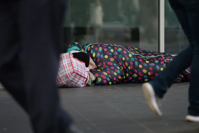 <p>There has also been a 7 per cent rise in people sleeping on the streets for the first time, with the figure now standing at 7,531</p>