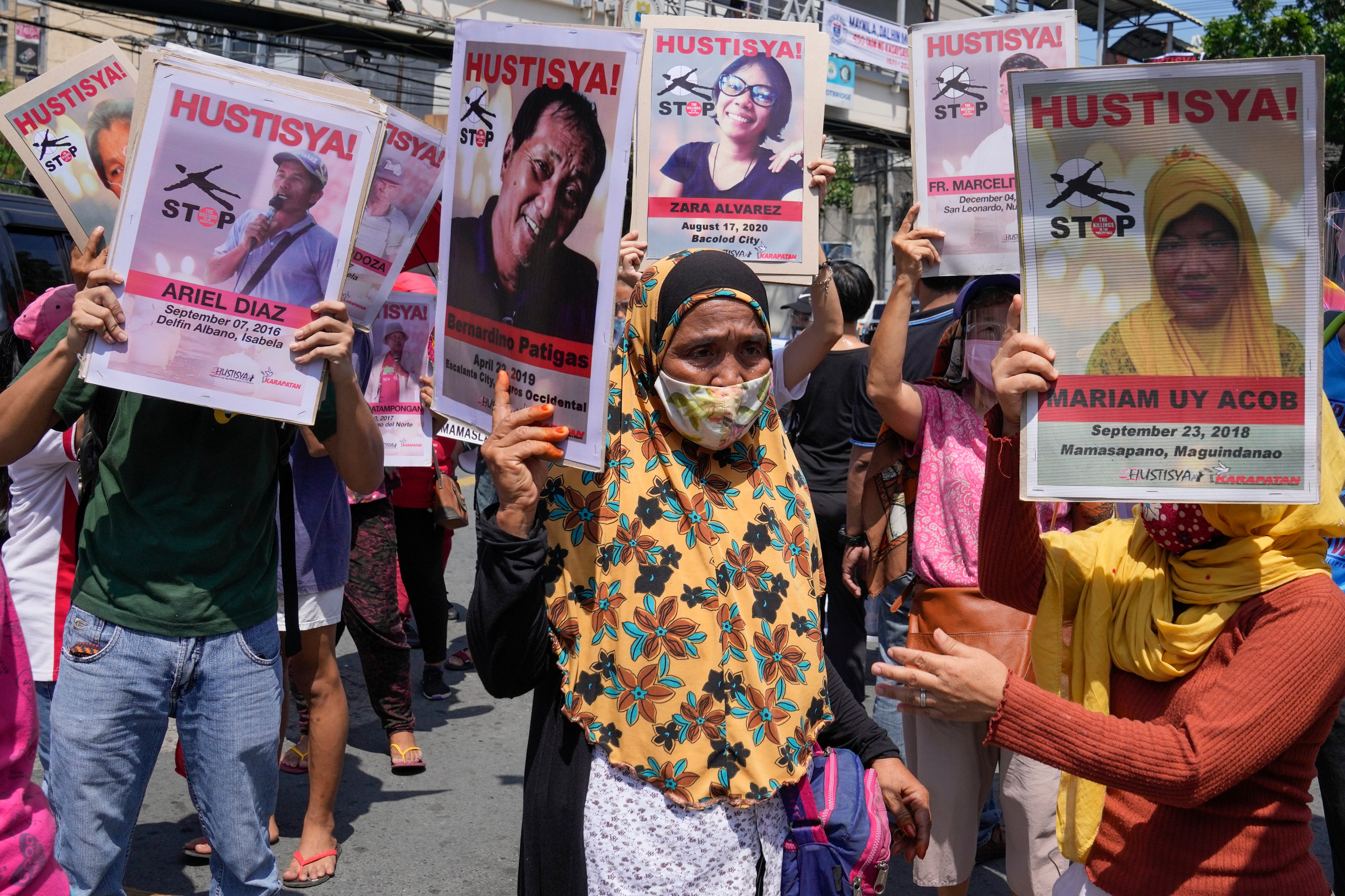 Philippines Duterte Protest