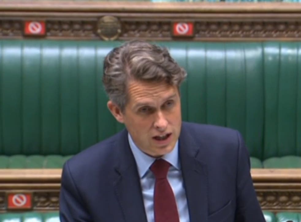 <p>Gavin Williamson says he wants to drop the measure of school bubbles in the final step of England’s roadmap out of lockdown</p>
