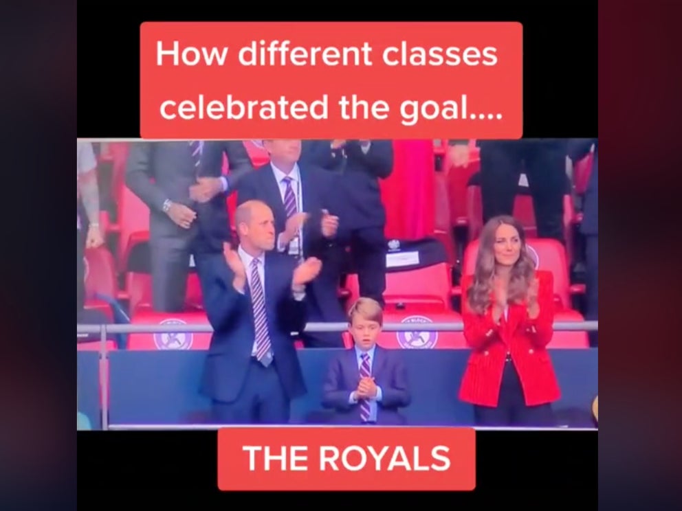 Viral TikTok shows how different 'classes' of England celebrate goals indy100