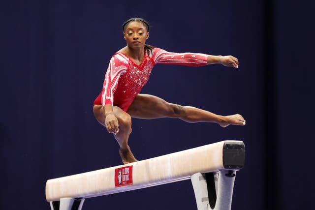 <p>Simone Biles recalls being hungry as a child before being placed in foster care</p>